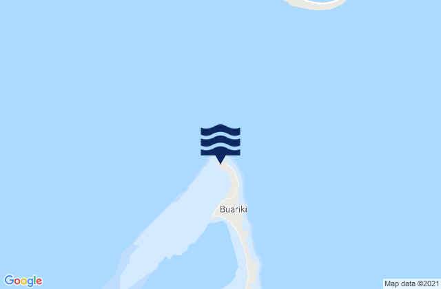 Naa, Kiribati tide times map