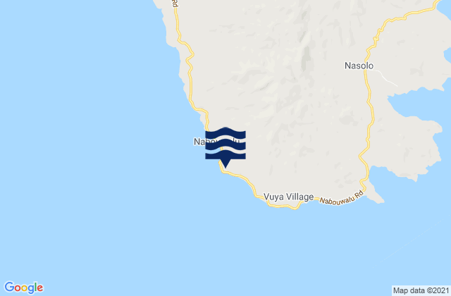 Nabouwalu, Fiji tide times map