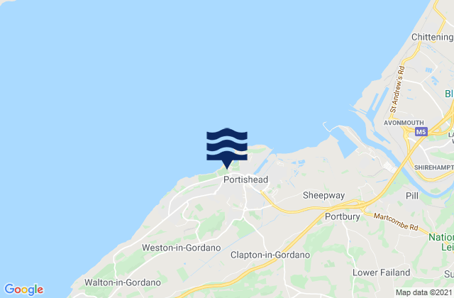 Nailsea, United Kingdom tide times map