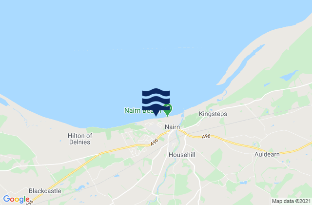 Nairn, United Kingdom tide times map