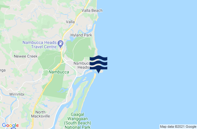 Nambucca Heads Nambucca Shire New South Wales Australia Tide Times Map 3246724 