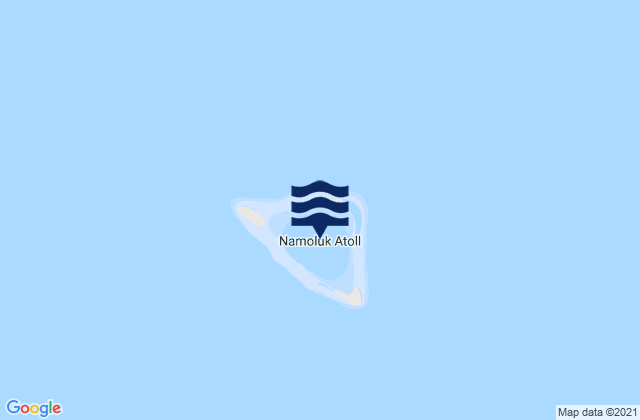 Namoluk, Micronesia tide times map