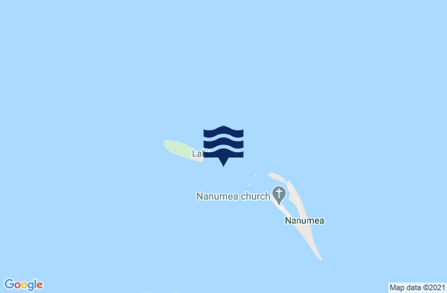 Nanumea, Tuvalu tide times map