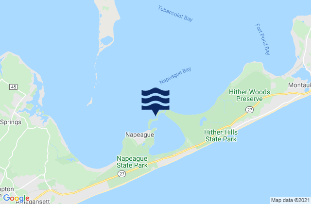 Napeague Harbor, United States tide chart map