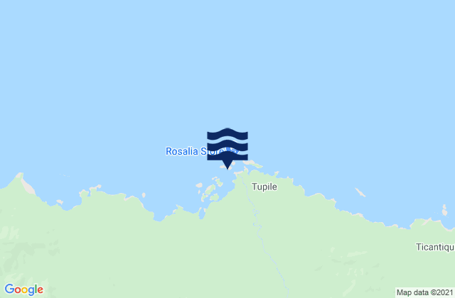 Nargana, Panama tide times map