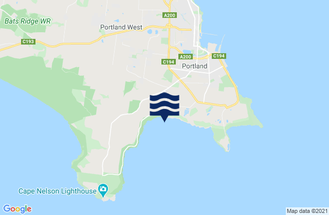 Nelson Bay, Australia tide times map