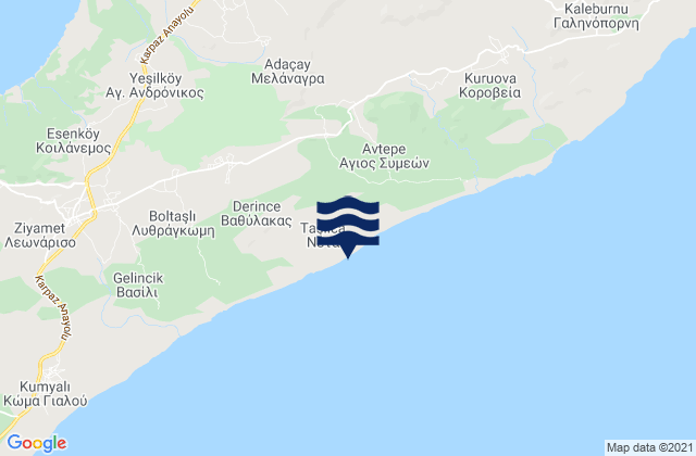 Neta, Cyprus tide times map