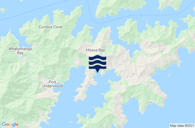Ngakuta Bay, New Zealand tide times map