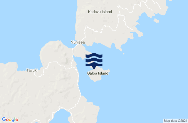 Ngaloa Inlet, Fiji tide times map