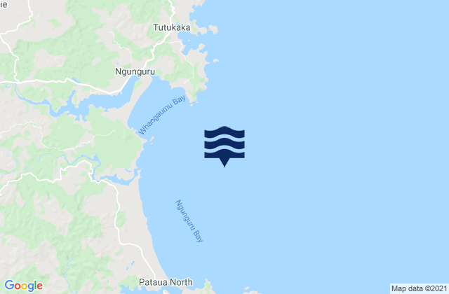 Ngunguru Bay, New Zealand tide times map