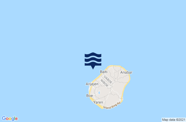 Nibok District, Nauru tide times map