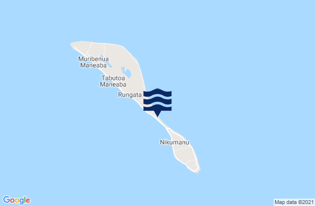 Nikunau, Kiribati tide times map