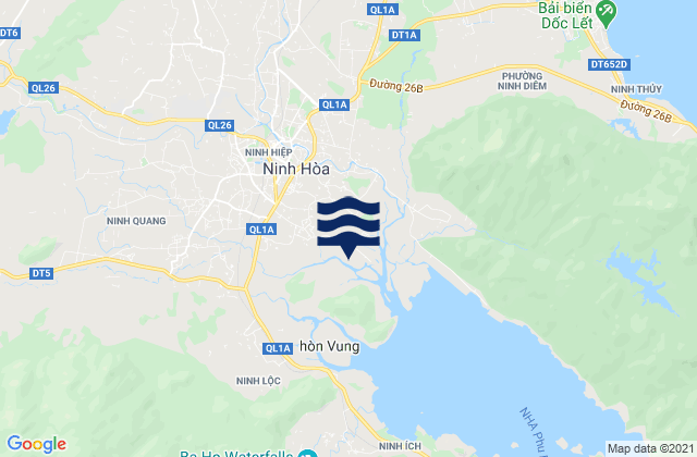 Ninh Hoa, Vietnam tide times map