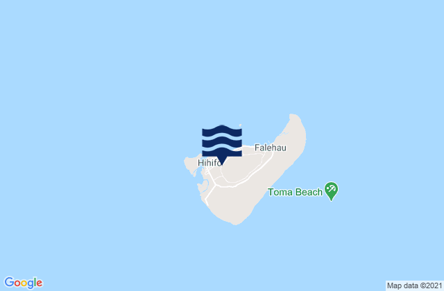 Niuas, Tonga tide times map