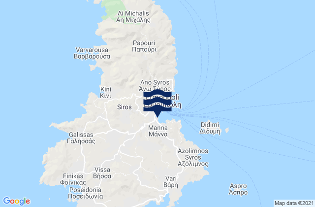 Nomos Kykladon, Greece tide times map