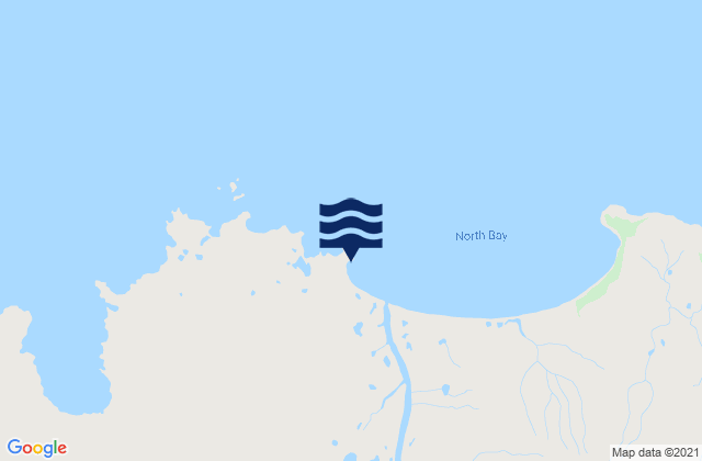 North Bay Stuart Island, United States tide chart map