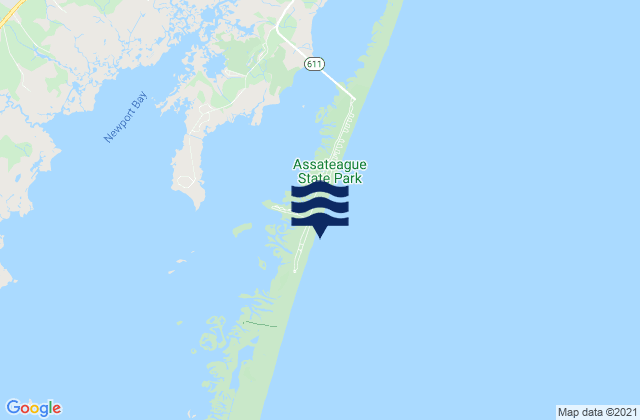 North Beach Coast Guard Station, United States tide chart map