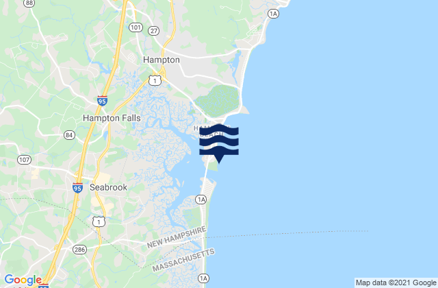 North Hampton Beach State Park, United States tide chart map