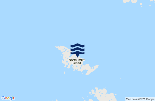 North Imilit Island, Canada tide times map