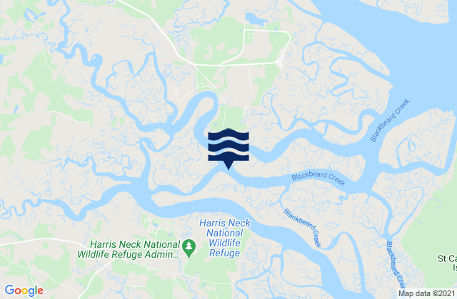 North Newport River, United States tide chart map