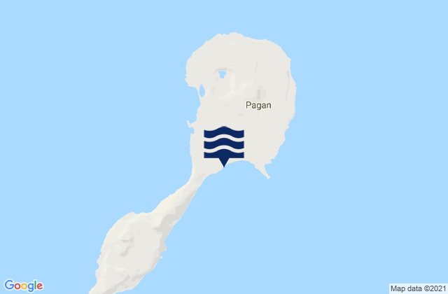 Northern Islands Municipality, Northern Mariana Islands tide times map