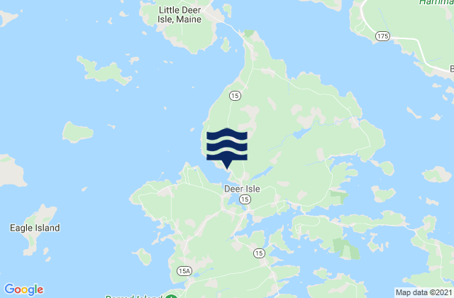 Northwest Harbor, United States tide chart map