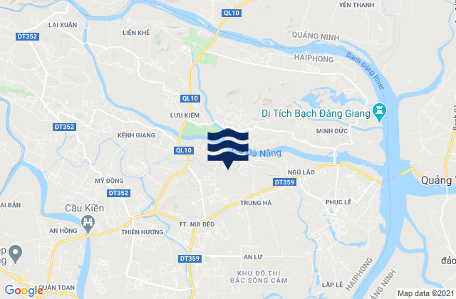 Nui Deo, Vietnam tide times map