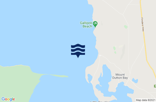 Offin Bay Entrance Beacon, Australia tide times map