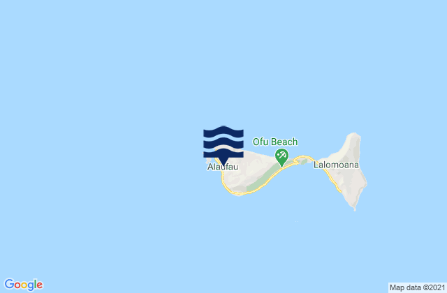 Ofu, American Samoa tide times map