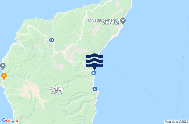 Okushiri-gun, Japan tide times map