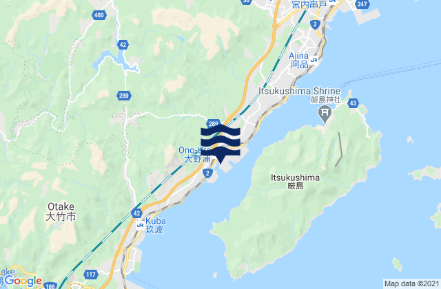 Ono-hara, Japan tide times map