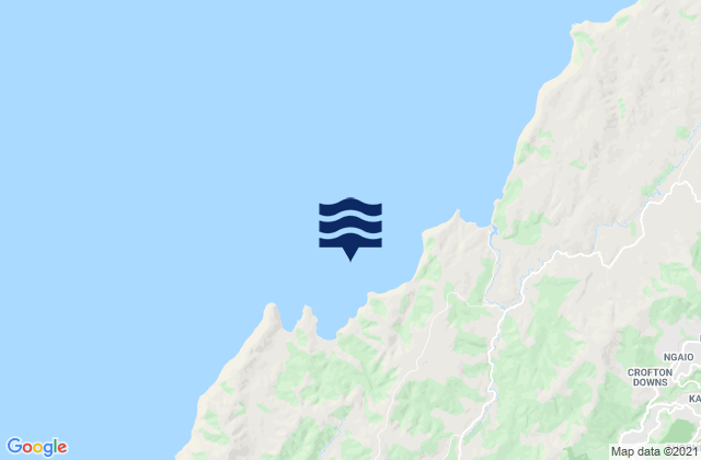 Opau Bay, New Zealand tide times map