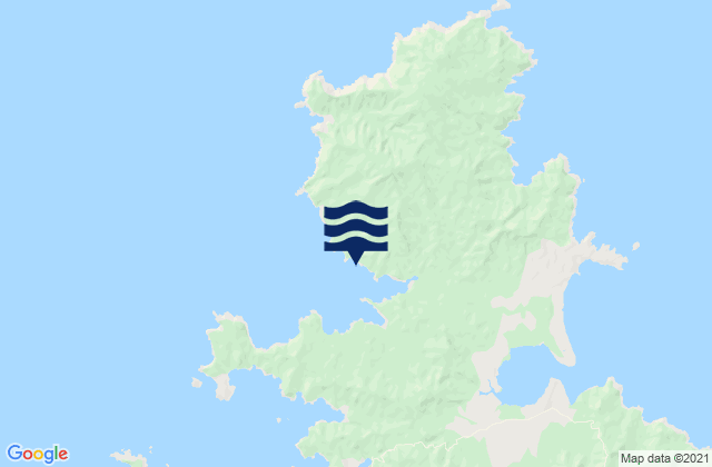 Oruawharo Bay, New Zealand tide times map