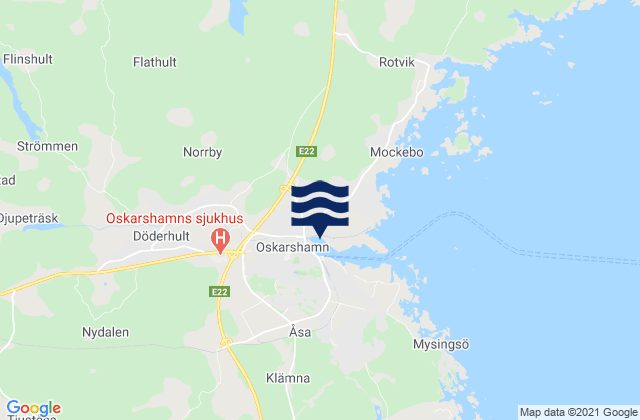 Oskarshamns Kommun, Sweden tide times map