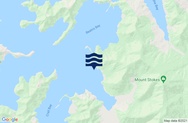 Otatara Bay, New Zealand tide times map