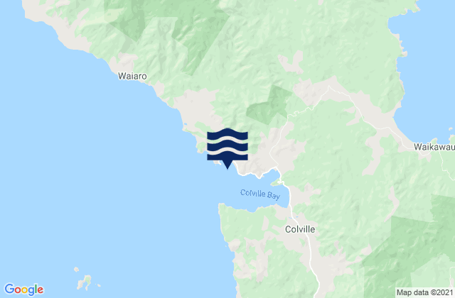 Otautu Bay, New Zealand tide times map