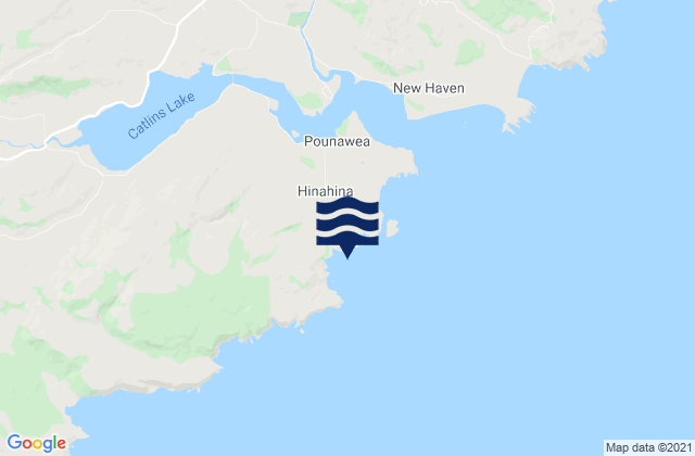 Owaka Area, New Zealand tide times map