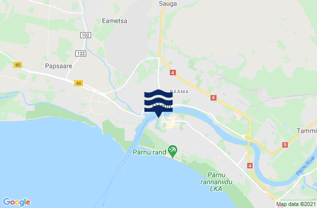 Paernu, Estonia tide times map