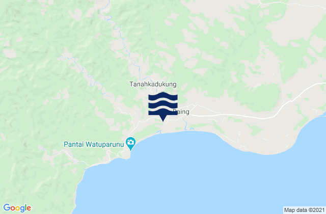 Pahenya, Indonesia tide times map
