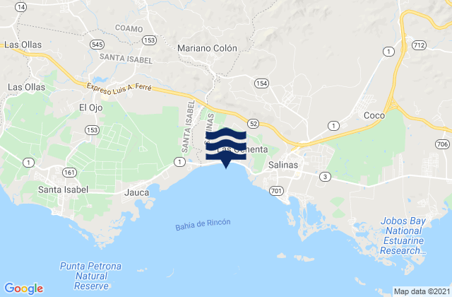 Palmarejo Barrio, Puerto Rico tide times map