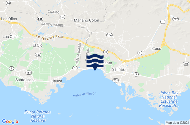 Palmarejo, Puerto Rico tide times map