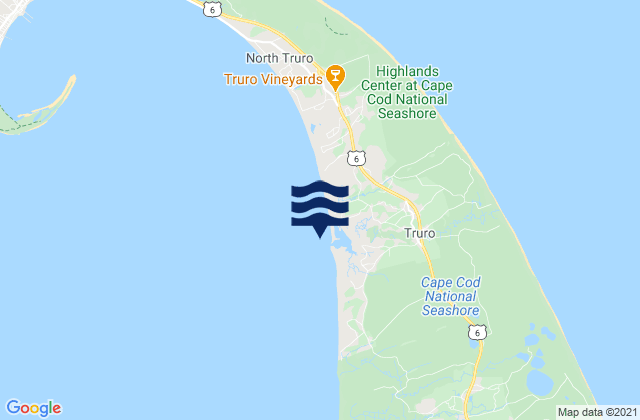 Pamet Harbor, United States tide chart map