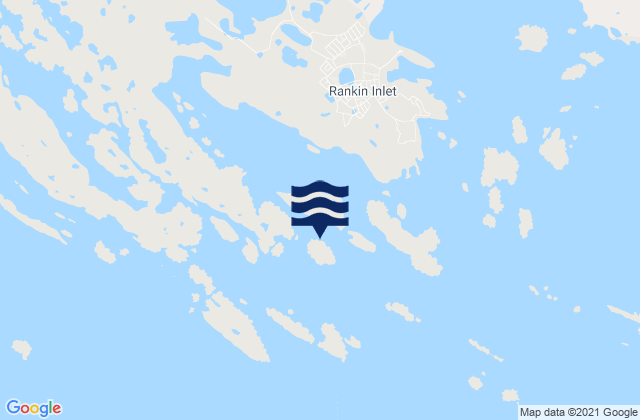 Panorama Island, Canada tide times map