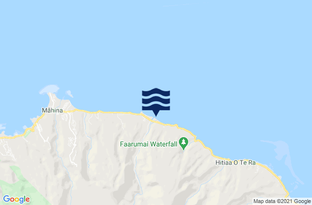 Papenoo, French Polynesia tide times map