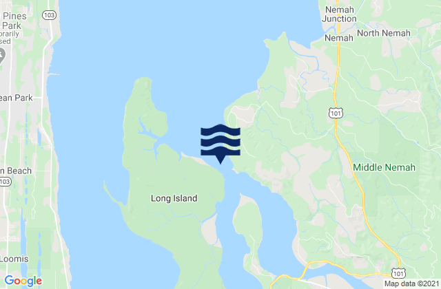 Paradise Point Long Island, United States tide chart map