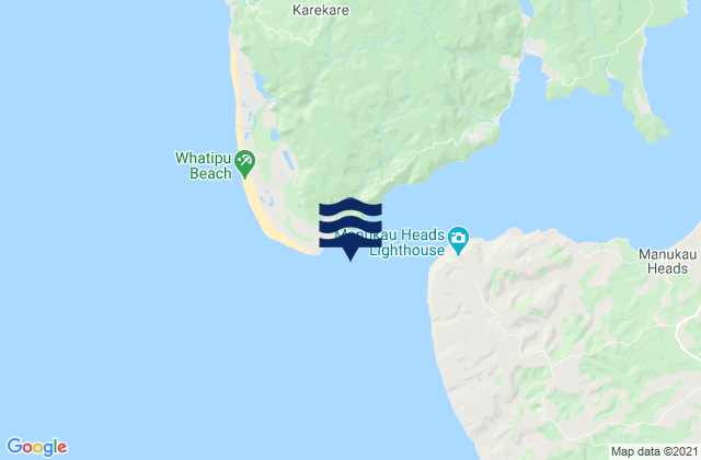 Paratutae Island, New Zealand tide times map