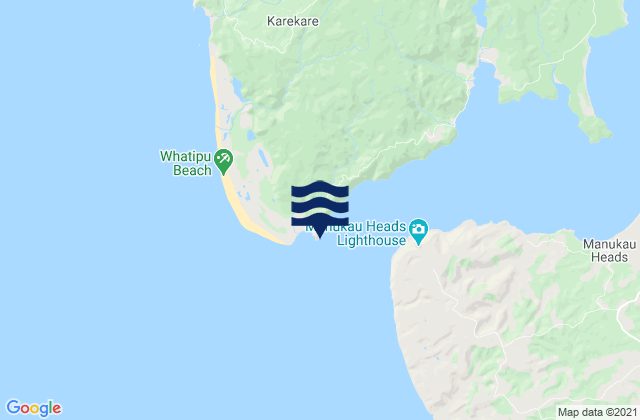 Paratutae Island, New Zealand tide times map