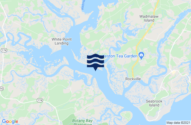 Park Island Tom Point Creek, United States tide chart map