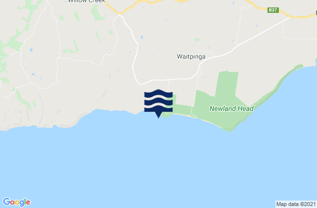Parsons Beach, Australia tide times map
