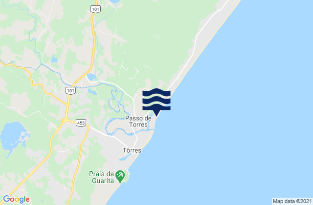 Passo De Torres, Brazil tide times map